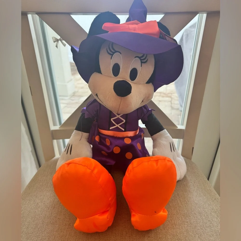 Disney Halloween Minnie Witch Medium Plush